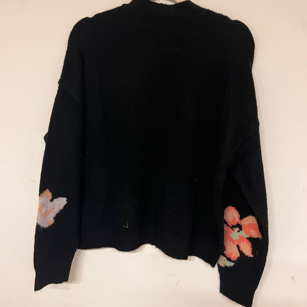 MinkPink Black Floral Sweater - Picture 6 of 6